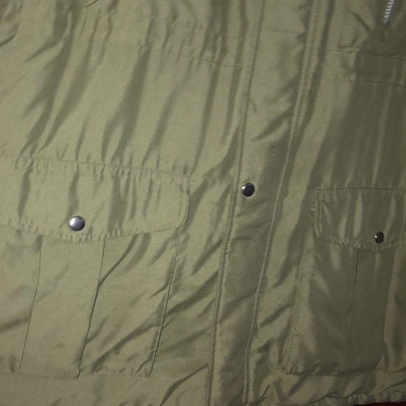 Boulder Creek Men’s Army Green Zip Up Coat - Picture 5 of 13